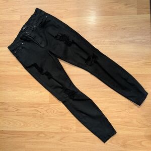 7 For All Mankind Black Denim Jeans